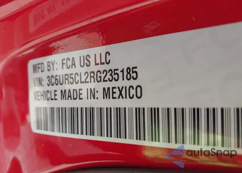 2024 Ram 2500 Tradesman 4X4 6'4 Box из США, поврежденный, VIN 3C6UR5CL2RG235185